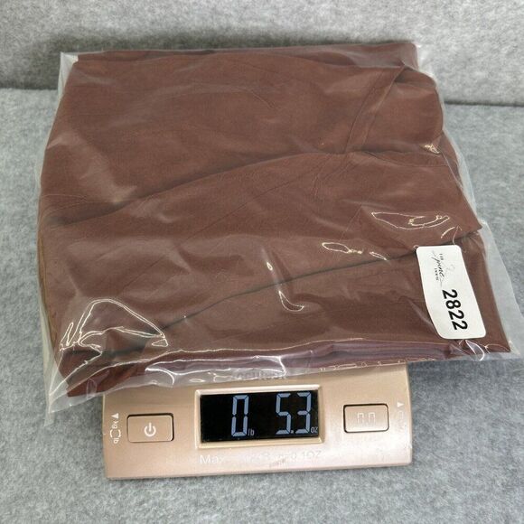 CTC Carol Turner Collection Size Medium Rayon Blouse‎ USA Burnt Orange Top Shirt - Picture 9 of 10